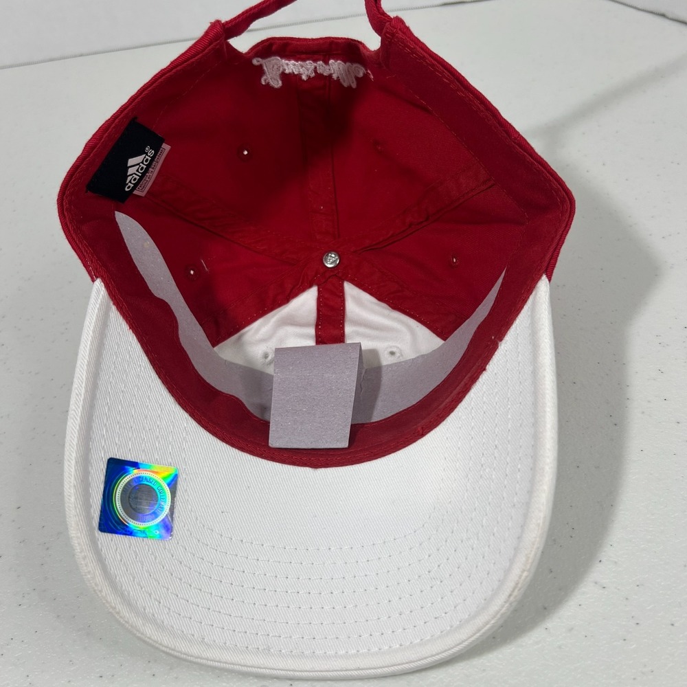Adidas Womens Louisville Cardinals Red & White‎ with Rhinestones Hat Cap NWOT - Picture 6 of 8